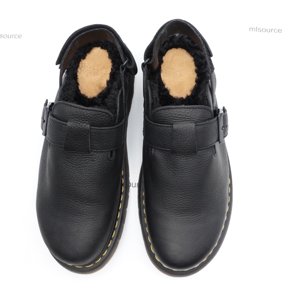 NEW Size 12 Men's Dr. Martens Jorge II Faux Fur Lined Slingback Mules 31885001 - Picture 4 of 6